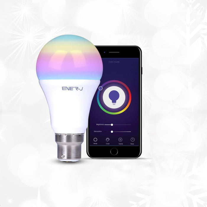 Smart Led Light Bulb WiFi E14 Base, 4.5W Dimmable Alexa Candle Light Bulbs for Bedroom & Living Room Ceiling, Colour Changing RGBCW Lights