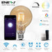 ENERJ WiFi Smart CCT Filament Bulb A60, 8.5W, 1055lm, Voice Control via Alexa or Google Home - Olectrical