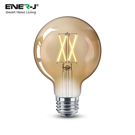 ENERJ WiFi Smart CCT Filament Bulb A60, 8.5W, 1055lm, Voice Control via Alexa or Google Home - Olectrical