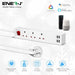 13A SMART Wi-Fi Power Strips With 3 Sockets & 4 USB - Olectrical