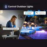 Load image into Gallery viewer, 16W Smart RGB LED Flood Light , Dimmable Color Changing WIFI &amp; App Controlled, 1600 Lumens, IP65 for outdoor Usage