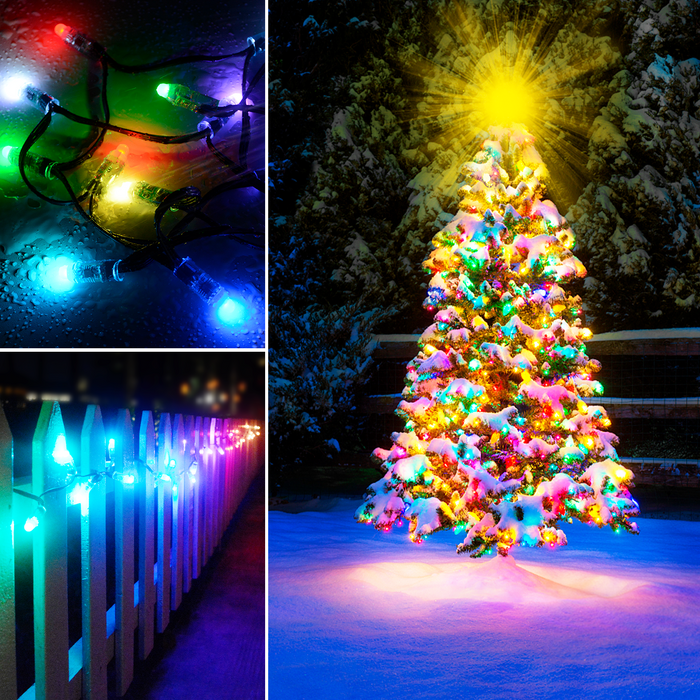 Wi-Fi Smart Led Fairy Lights 5M RGB USB Charge LED Strip Lights Alexa Google Home Control IP66 Waterproof Home and Outdoor Décor