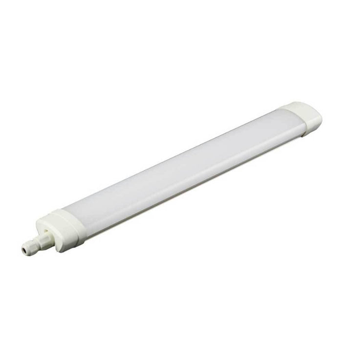 Prismatic LED Batten Light 2ft Non Corrosive IP65 Waterproof, 18W/1600Lm/60Cms/6000K for Indoor/Outdoor use with 2 Years Warranty (Pack of 2) - Olectrical