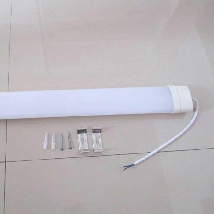 Prismatic LED Batten Light 2ft Non Corrosive IP65 Waterproof, 18W/1600Lm/60Cms/4000K for Indoor/Outdoor use with 2 Years Warranty (Pack of 2) - Olectrical