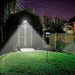 LED Floodlight Non PIR Slim Line Black Body with 2 Years Warranty (20 Watts, 6000K) Pack of 2 - Olectrical