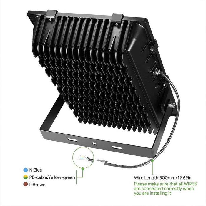 200W IP65, LED SMD Non PIR LED Floodlight, 20000Lm, 6000K