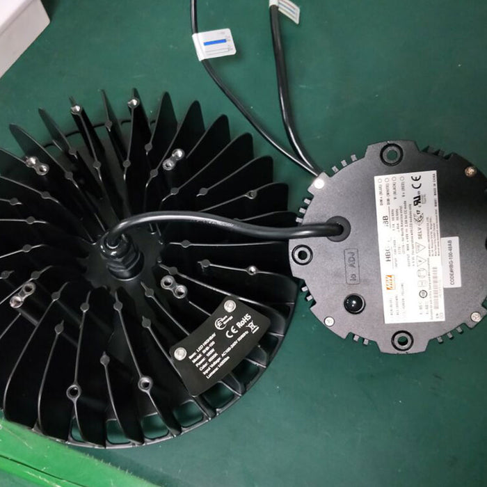 UFO LED Highbay, 100W, 14000Lm, 5yrs warranty, 4200K, Samsung LED and LIFUD Driver, 1-10V Dimmable