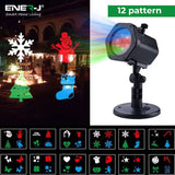 Load image into Gallery viewer, Outdoor LED Projector Light with 12 Patterns Projection Lamp Waterproof Mobile Spotlight Halloween Christmas Wedding, Birthday Party