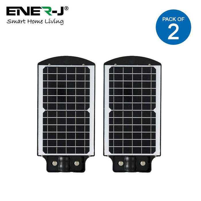 Solar Street Lights Outdoor Lamp, 48 LEDs 420 Lumens, Light Control Infrared Sensor - Olectrical