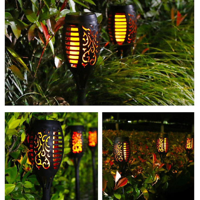 Solar Torch Lights Waterproof Dancing Flickering Flame Solar Lights Landscape Decoration Lighting - Olectrical