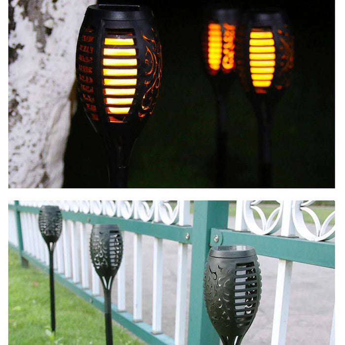 Solar Torch Lights Waterproof Dancing Flickering Flame Solar Lights Landscape Decoration Lighting - Olectrical