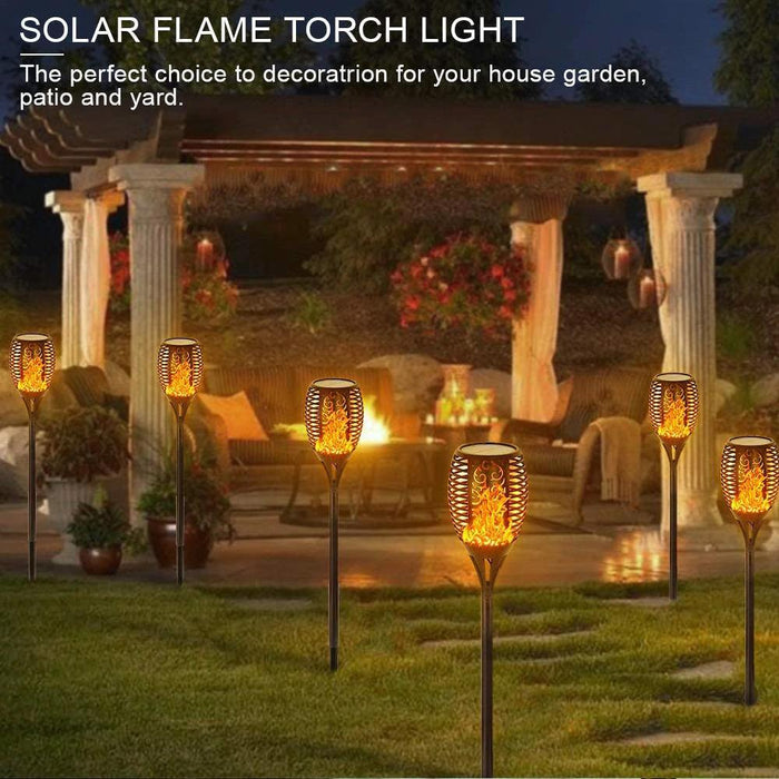 Solar Torch Lights Waterproof Dancing Flickering Flame Solar Lights Landscape Decoration Lighting - Olectrical
