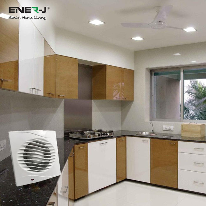 12W Bathroom Axial Extractor Fan With Pullcord - Olectrical
