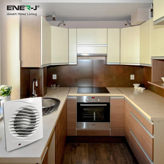 12W Bathroom Axial Extractor Fan With Pullcord - Olectrical