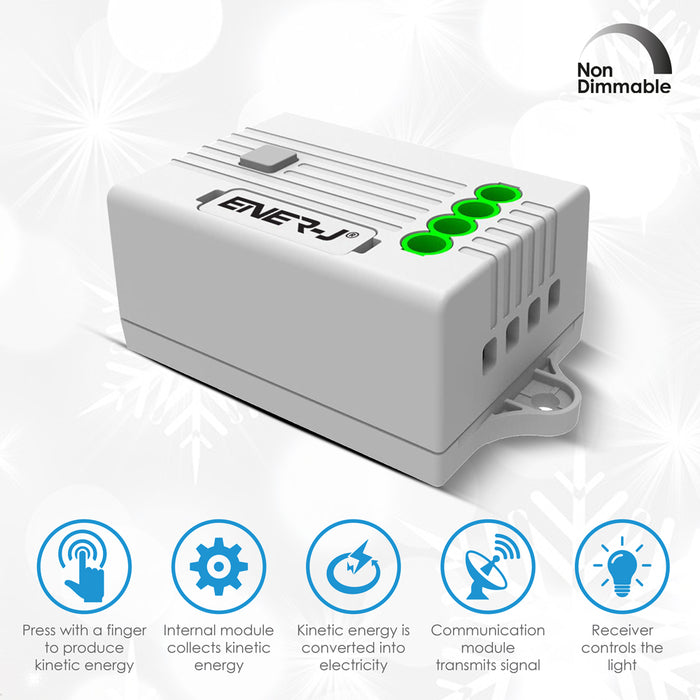 Wireless Kinetic Controller & Receiver for Wireless Switch (5 Ampere)