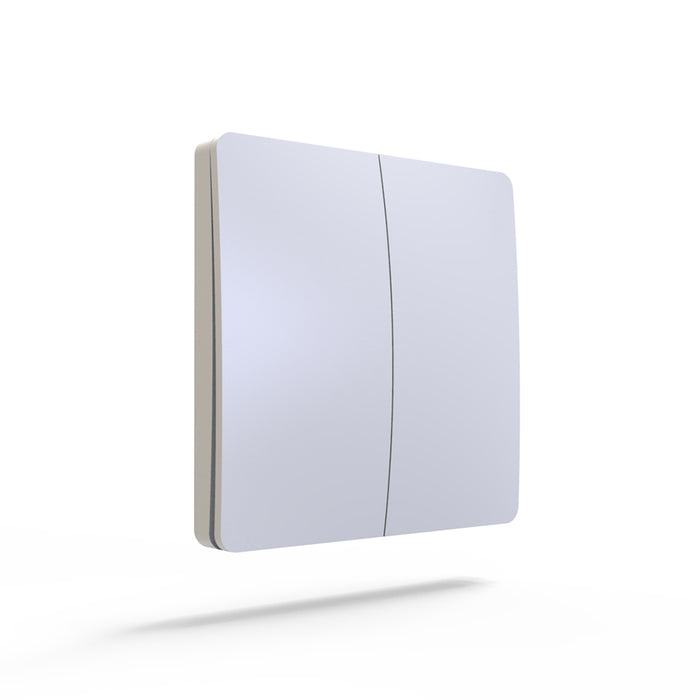 2 Gang Wireless Kinetic Switch White Body PRO RANGE