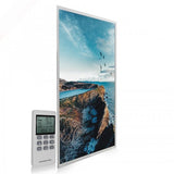 Load image into Gallery viewer, 700W 595x1195 Mystical Lagoon Image NXT Gen Infrared Heating Panel 700W - Electric Wall Panel Heater Energy Saving and Energy Efficient